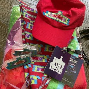 Justin Bieber Justice Tour VIP Merch kit
